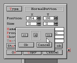 Sprite (today: bitmap) buttons